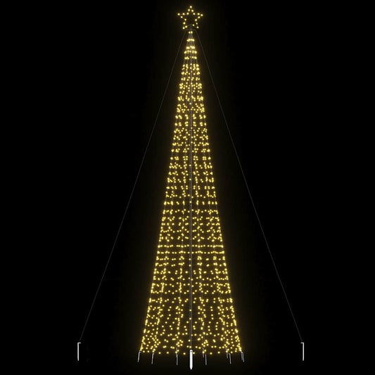 Led-Kerstboom Met Spikes 1534 Leds Warm Wit Warmwit