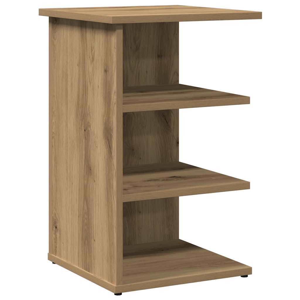 Dressoir 35X35X55 Cm Bewerkt Hout Artisanaal Eikenkleur
