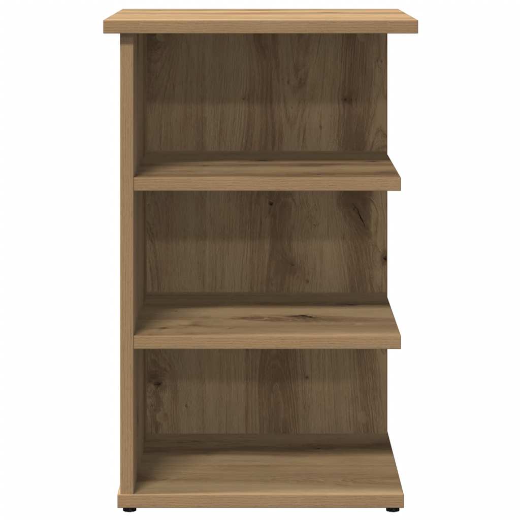 Dressoir 35X35X55 Cm Bewerkt Hout Artisanaal Eikenkleur