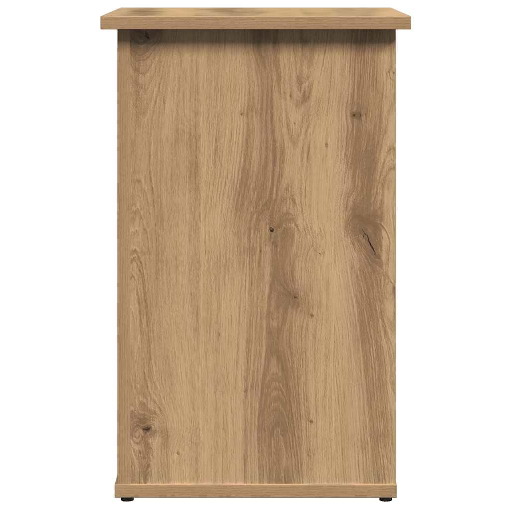 Dressoir 35X35X55 Cm Bewerkt Hout Artisanaal Eikenkleur