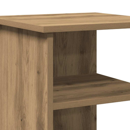 Dressoir 35X35X55 Cm Bewerkt Hout Artisanaal Eikenkleur