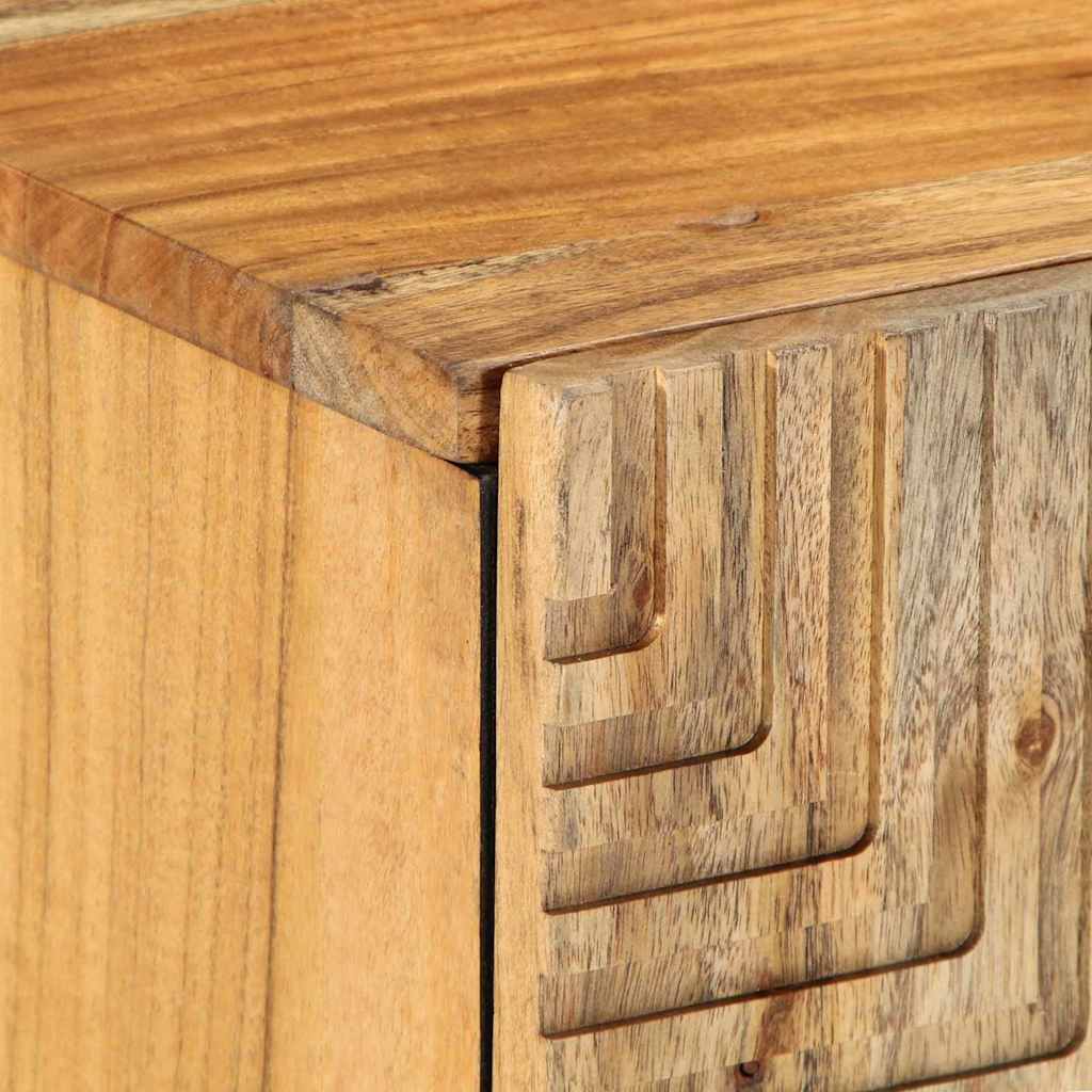 Tv Eenheden Massief Acaciahout 105 X 33,5 X 46 Cm Bewerkt Hout