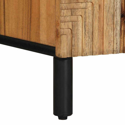 Tv Eenheden Massief Acaciahout 105 X 33,5 X 46 Cm Bewerkt Hout