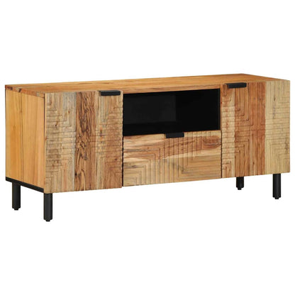 Tv Eenheden Massief Acaciahout 105 X 33,5 X 46 Cm Bewerkt Hout