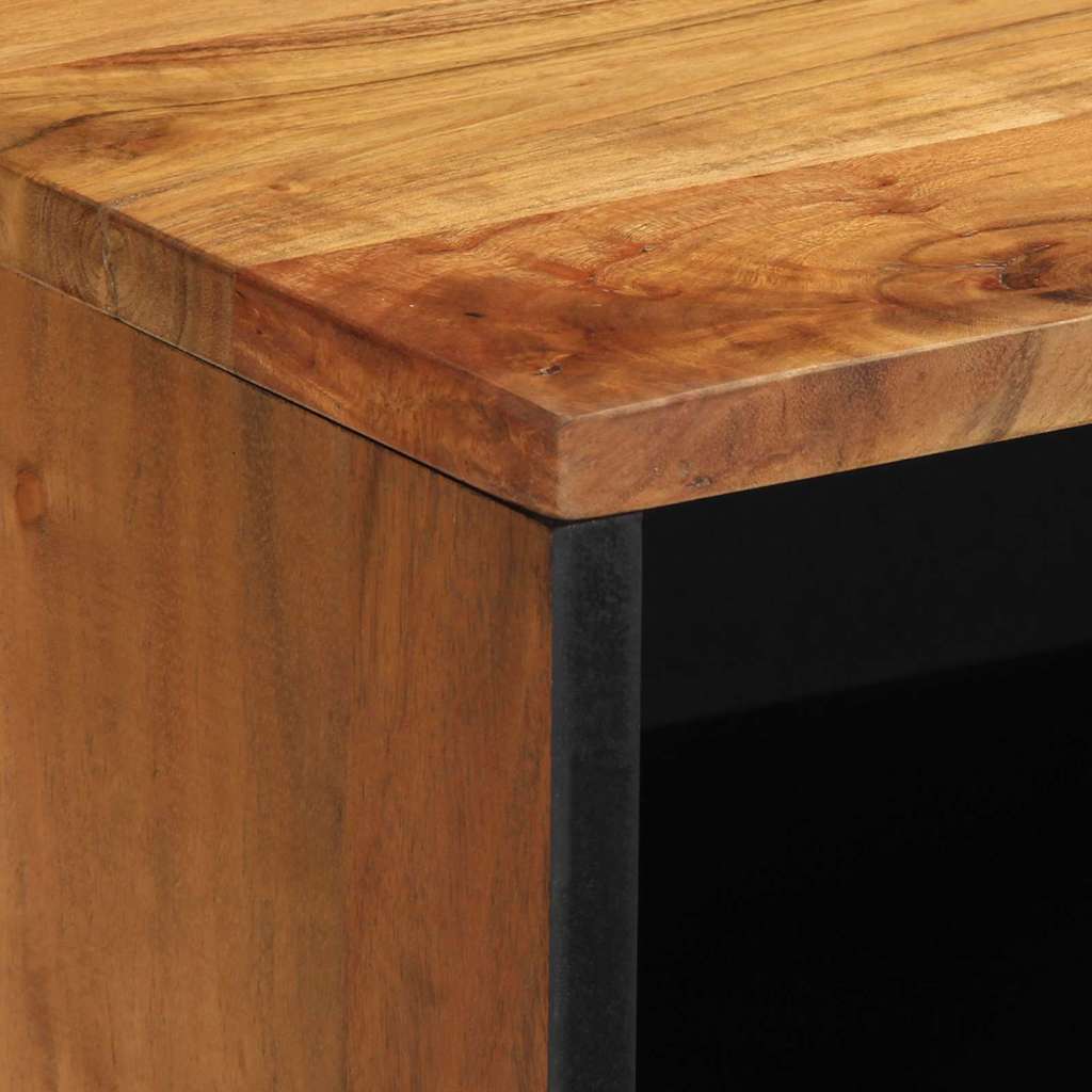 Tv Eenheden Massief Acaciahout 80 X 31,5 X 46 Cm Bewerkt Hout