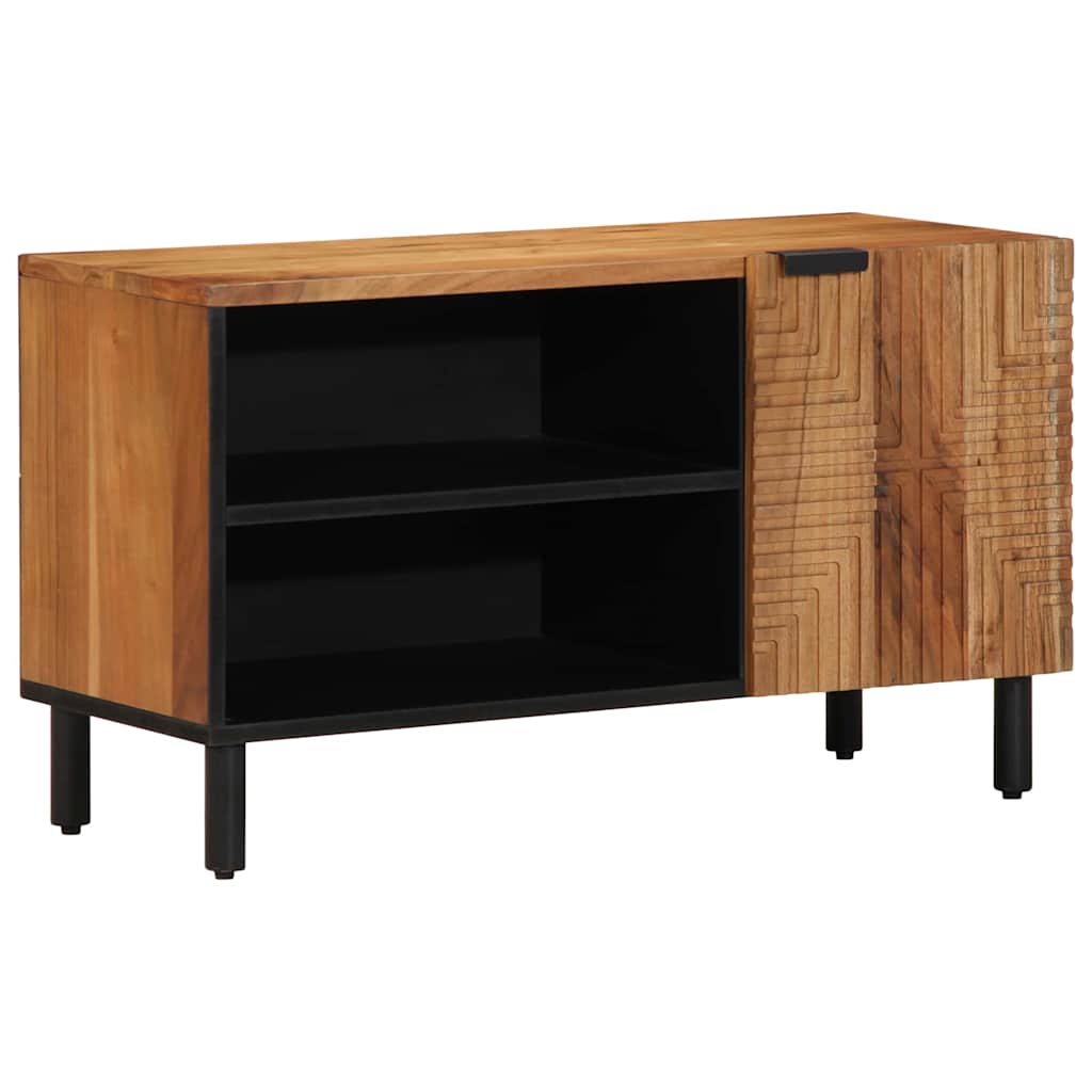 Tv Eenheden Massief Acaciahout 80 X 31,5 X 46 Cm Bewerkt Hout