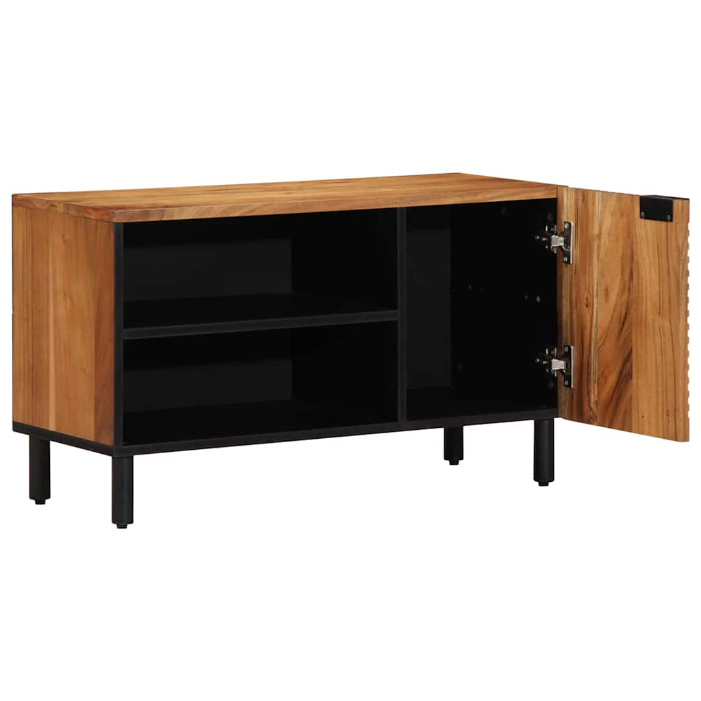 Tv Eenheden Massief Acaciahout 80 X 31,5 X 46 Cm Bewerkt Hout