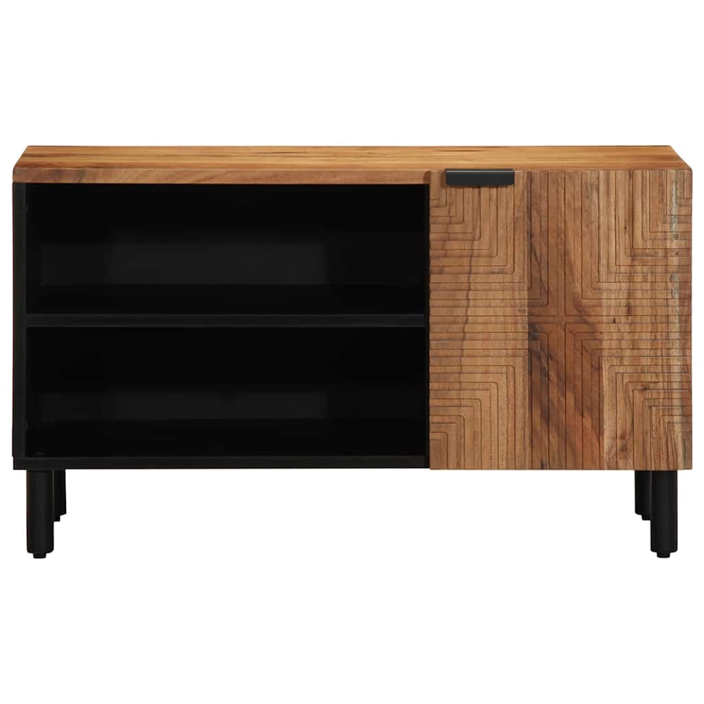 Tv Eenheden Massief Acaciahout 80 X 31,5 X 46 Cm Bewerkt Hout