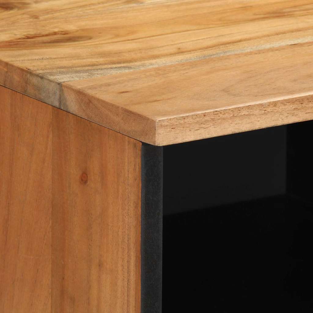 Tv Eenheden Massief Acaciahout 100 X 33,5 X 46 Cm Bewerkt Hout
