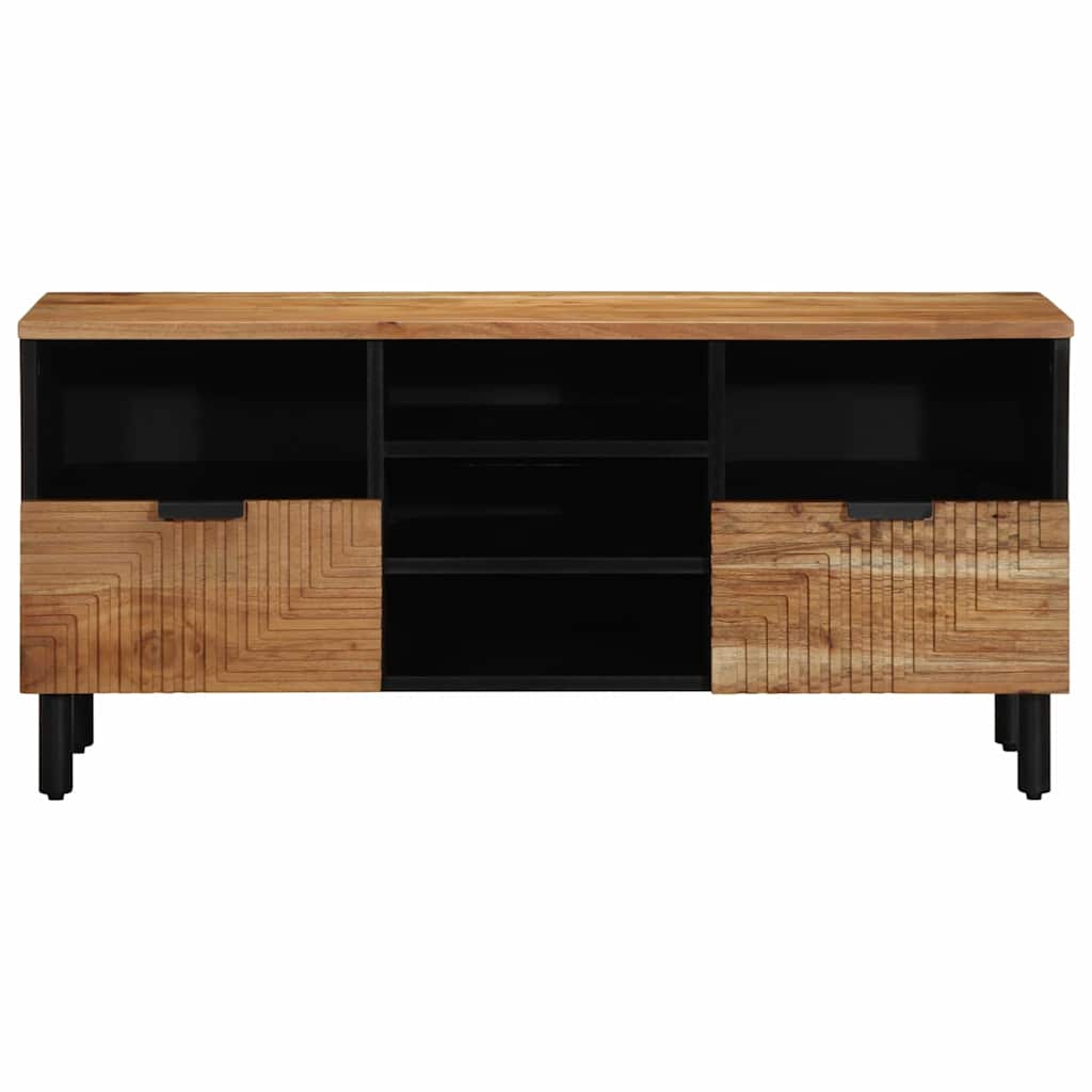 Tv Eenheden Massief Acaciahout 100 X 33,5 X 46 Cm Bewerkt Hout