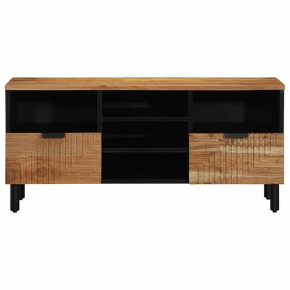 Tv Eenheden Massief Acaciahout 100 X 33,5 X 46 Cm Bewerkt Hout