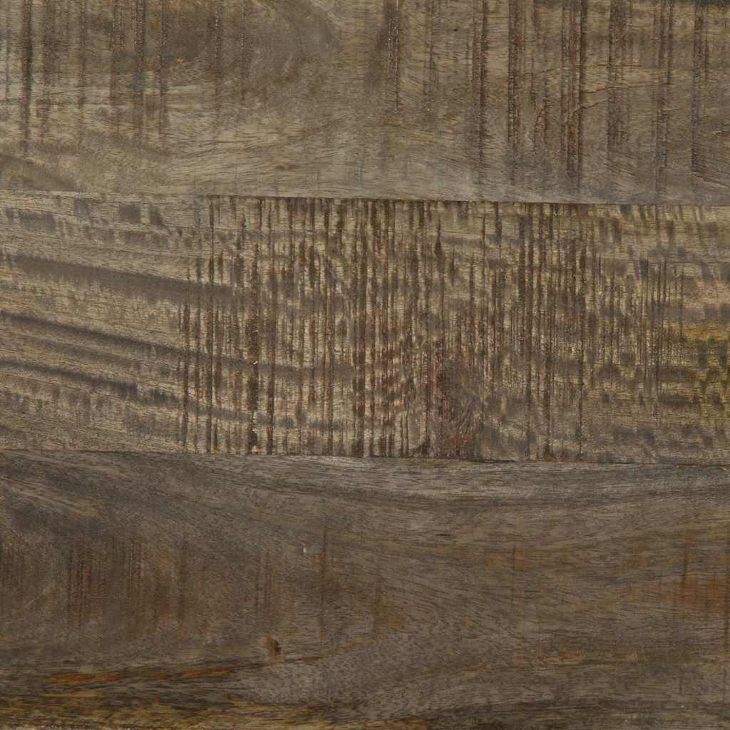 Tv-Meubel 105X33,5X46 Cm Massief Mangohout Lichtgrijs