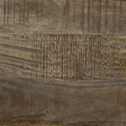 Tv-Meubel 70X33,5X46 Cm Massief Mangohout Lichtgrijs