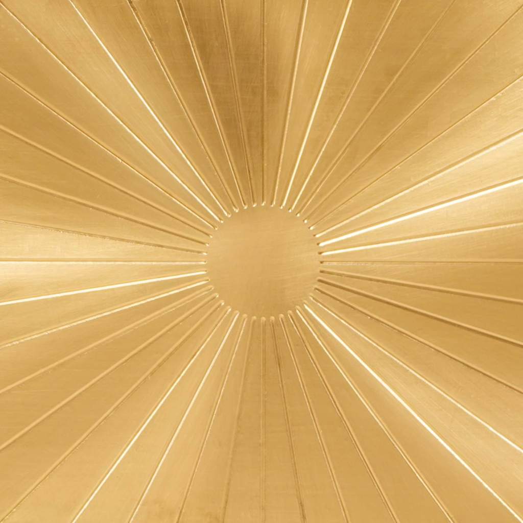 Tv-Kast Met Lade Zwart En Goud 100 X 33 X 46 Cm Bewerkt Hout