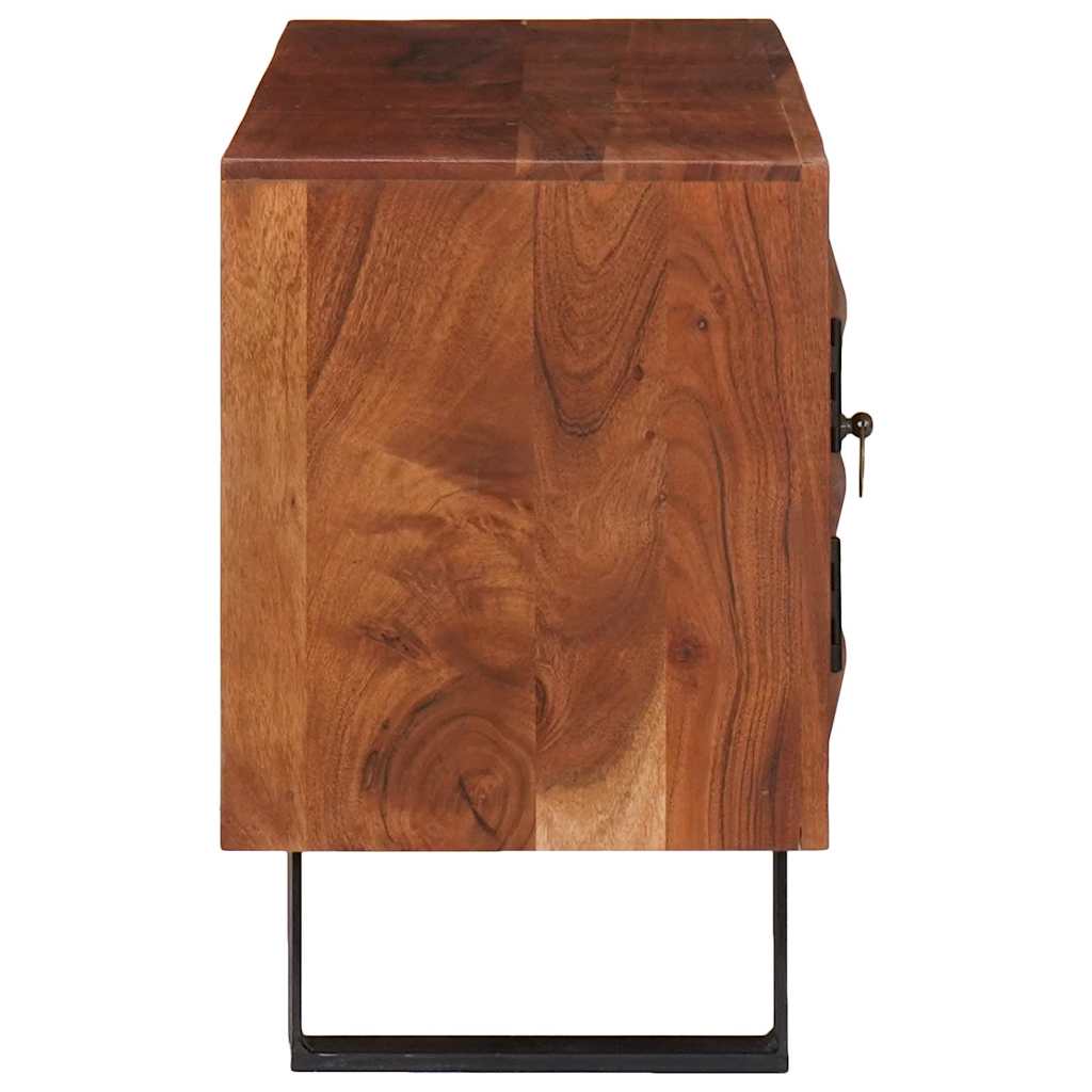 Media-Opslagkasten En Rekken Met Plank Bruin