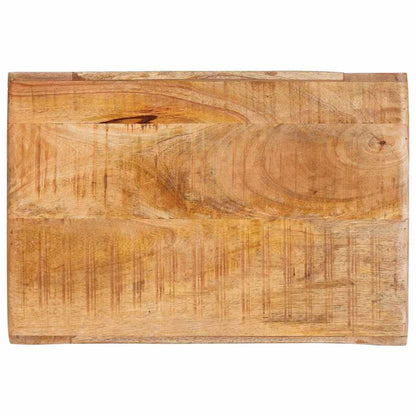 Wijnrek Wandgemonteerd Bruin 44 X 30 X 35 Cm Massief Mangohout