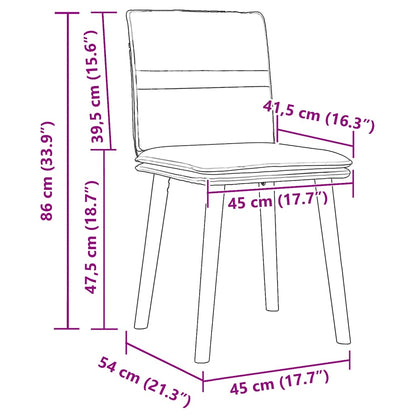 Eetkamerstoelen Stof