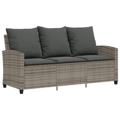 6-Delige Loungeset Met Kussens Poly Rattan