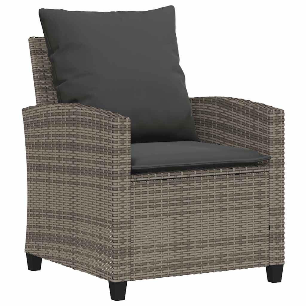 6-Delige Loungeset Met Kussens Poly Rattan