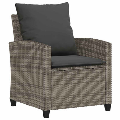 6-Delige Loungeset Met Kussens Poly Rattan