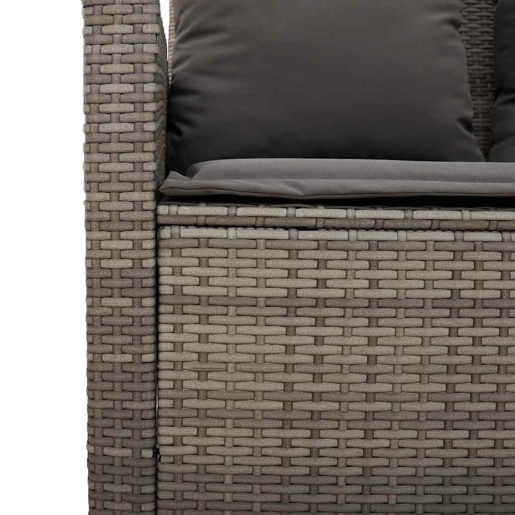 6-Delige Loungeset Met Kussens Poly Rattan