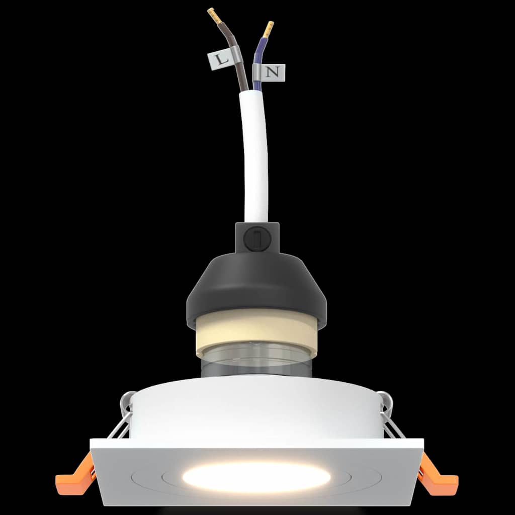 Spotlights Met Schijnwerpers 6 Pcs 9 X 9 X Cm Aluminium