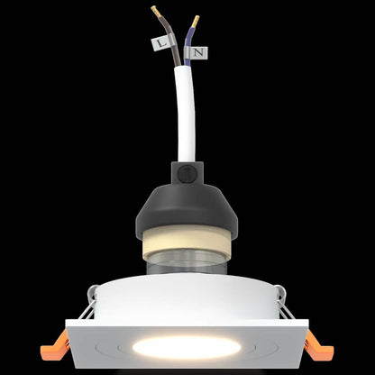 Spotlights Met Schijnwerpers 6 Pcs 9 X 9 X Cm Aluminium