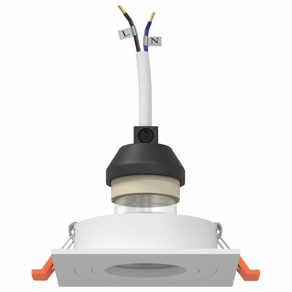 Spotlights Met Schijnwerpers 6 Pcs 9 X 9 X Cm Aluminium