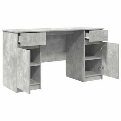 Bureau Met Lade 140 X 49 X 76 Cm Bewerkt Hout
