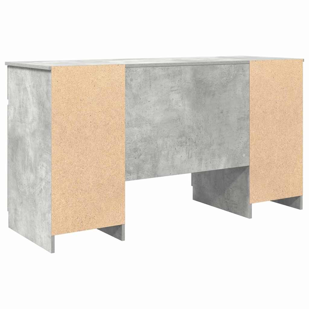 Bureau Met Lade 140 X 49 X 76 Cm Bewerkt Hout