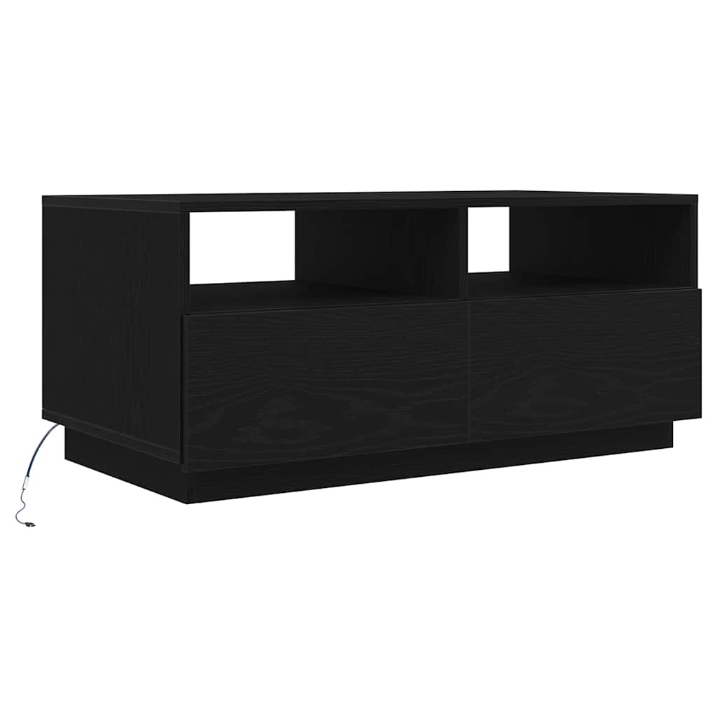Salontafel Met Led-Verlichting 90X49X40 Cm