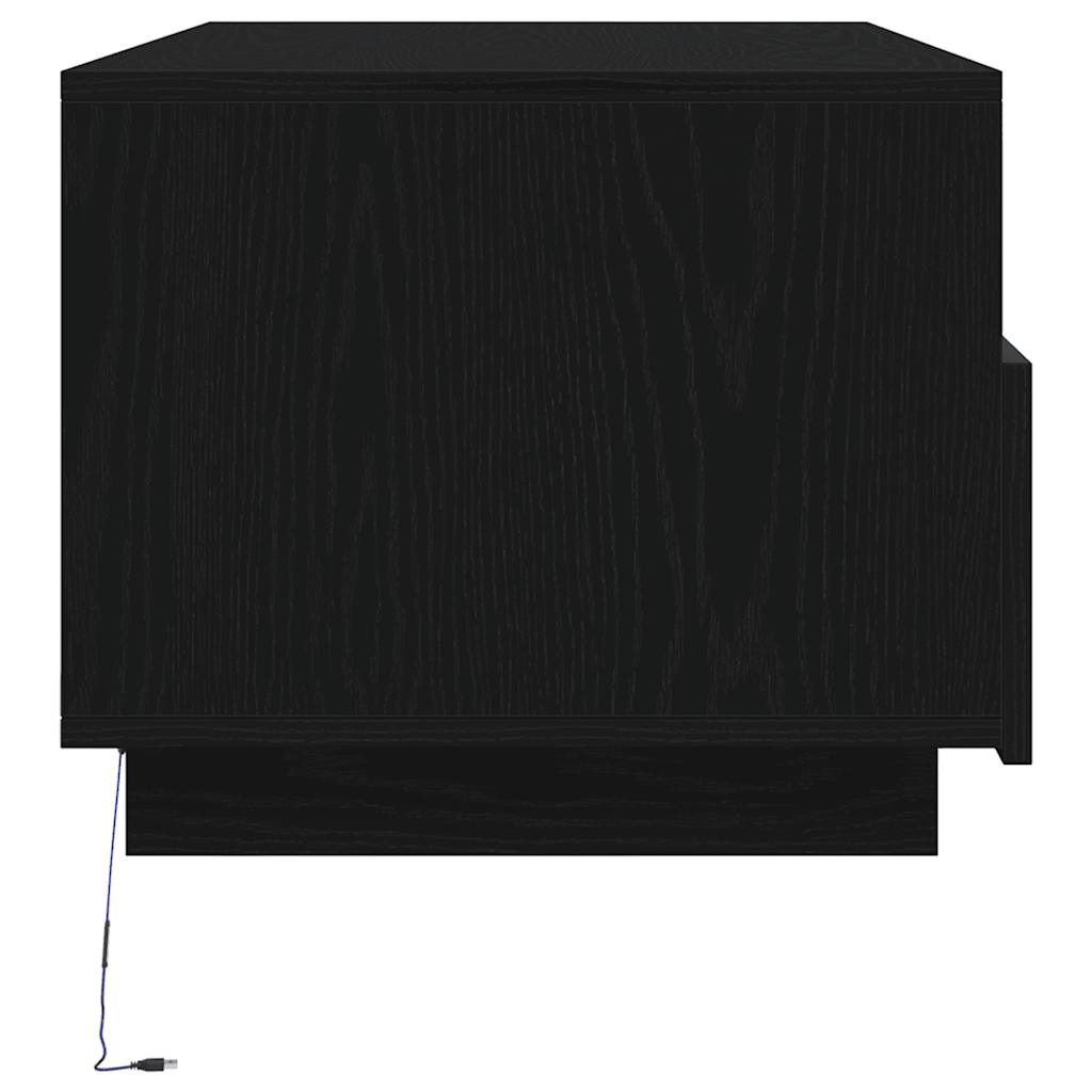 Salontafel Met Led-Verlichting 90X49X40 Cm