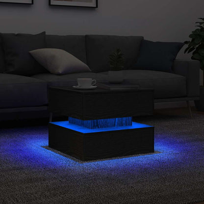Salontafel Met Led-Verlichting 90X50X40 Cm