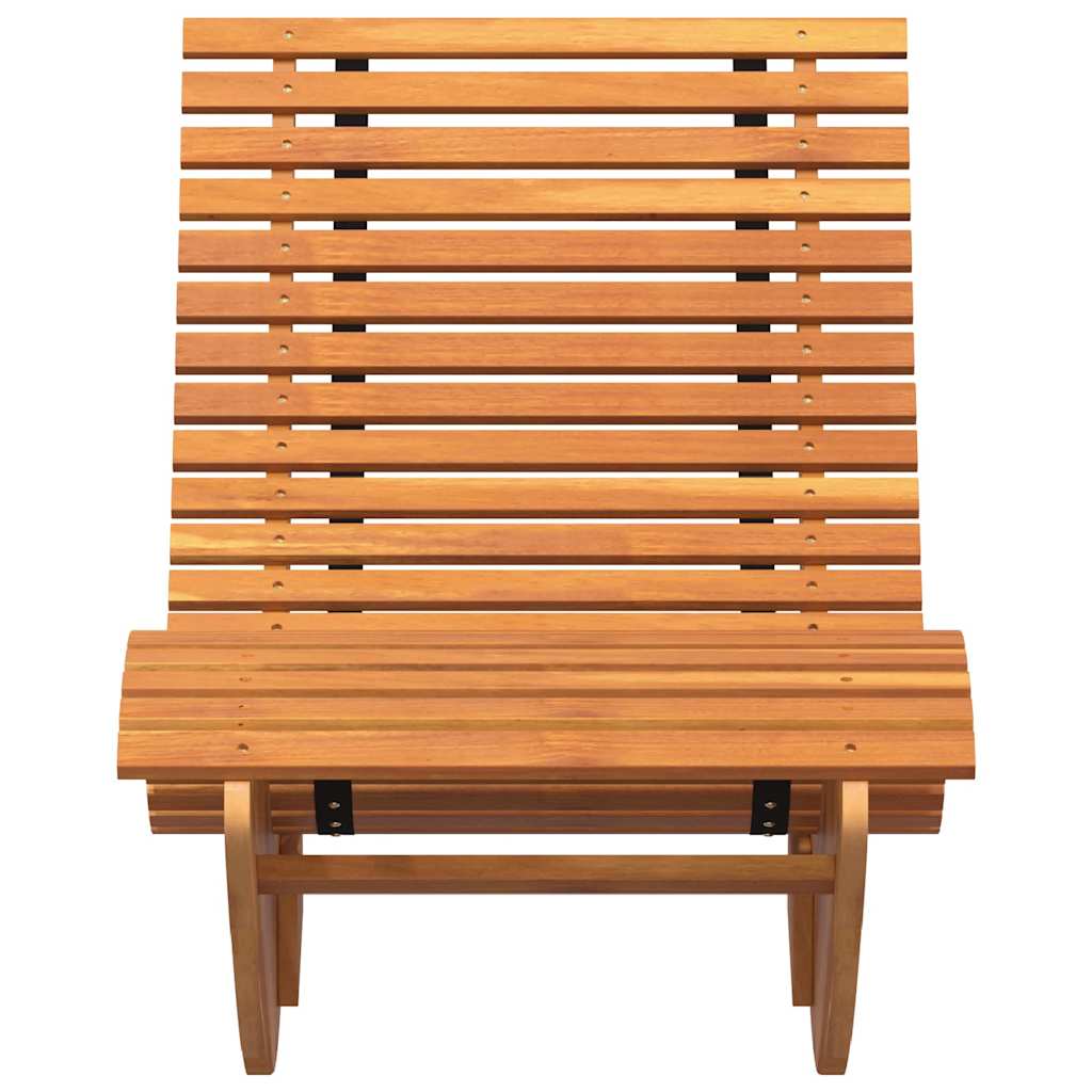 Schommelzoneloungers 2 Pcs Bruin 154 X 60 X 74 Cm