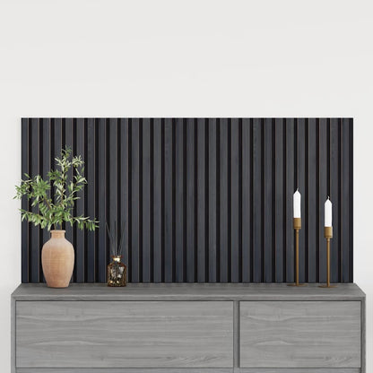 Akoestische Wandpanelen 2 St Latten 60,5X60 Cm Eikenfineer