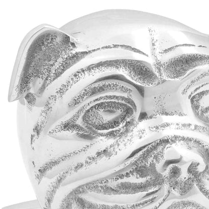 Boekensteunen 2 Pcs Zilver Aluminium