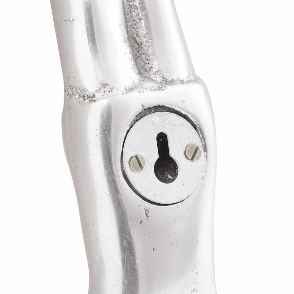 Sculptuur Zilver 22 X 8 X 25 Cm Aluminium