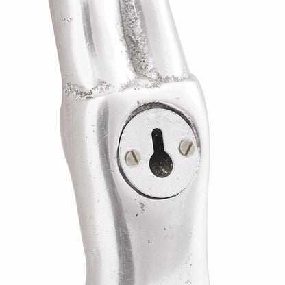 Sculptuur Zilver 22 X 8 X 25 Cm Aluminium