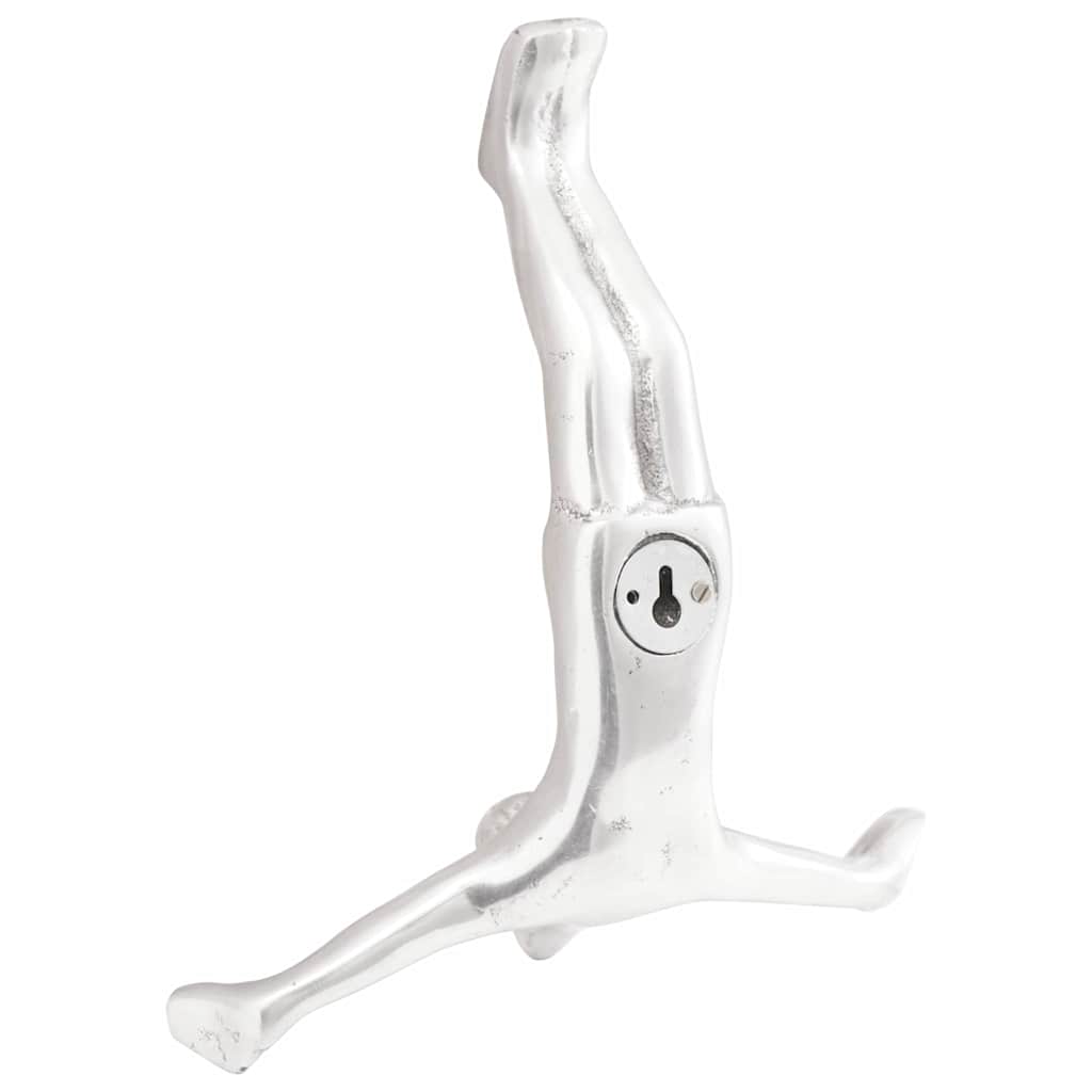 Sculptuur Zilver 22 X 8 X 25 Cm Aluminium