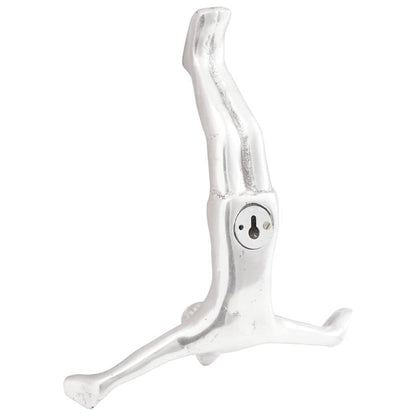 Sculptuur Zilver 22 X 8 X 25 Cm Aluminium