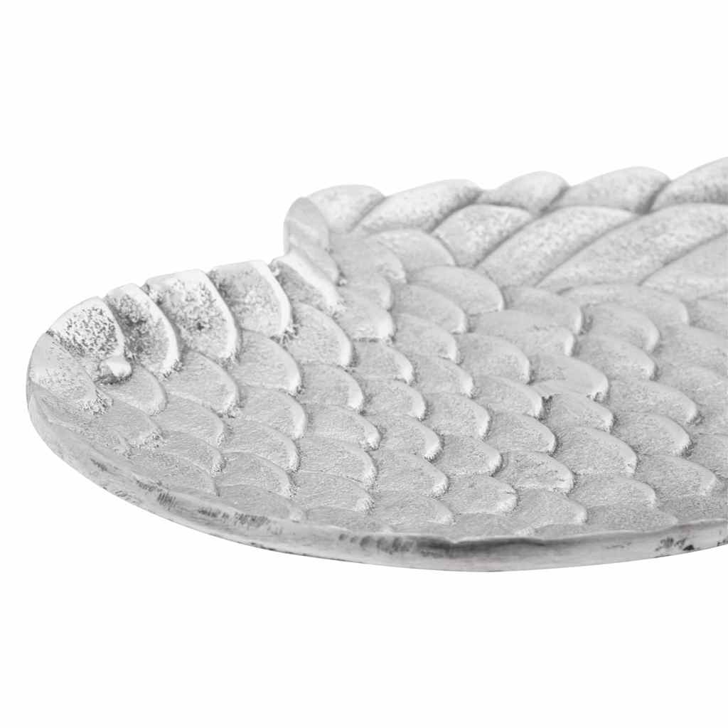 Fruitmand 2 Pcs Zilver 40 X 18 X 4 Cm Aluminium