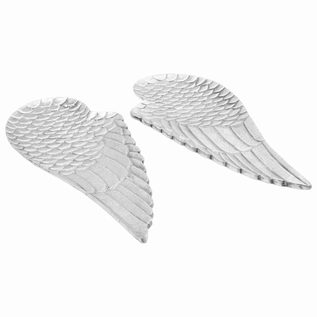 Fruitmand 2 Pcs Zilver 40 X 18 X 4 Cm Aluminium