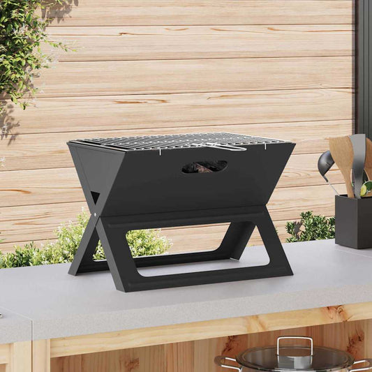 Buiten Grill Zwart 46 X 31 X 31 Cm Staal
