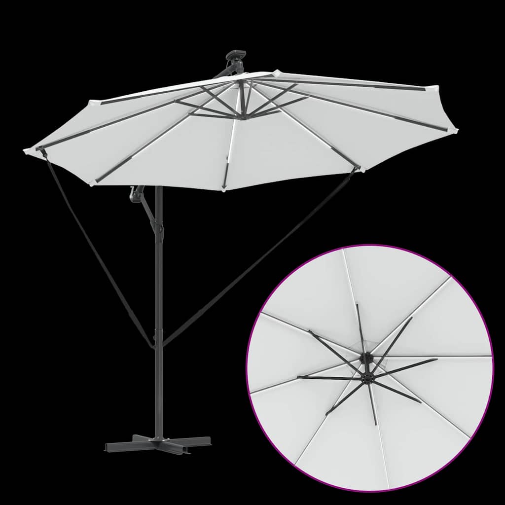Parasol 294 X 294 X 248 Cm Polyester En Aluminium