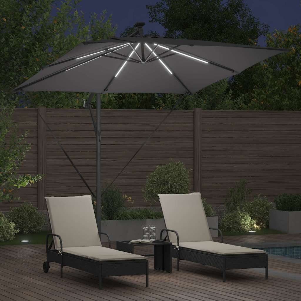 Cantilever Banana Parasol 249 X 249 X 250 Cm