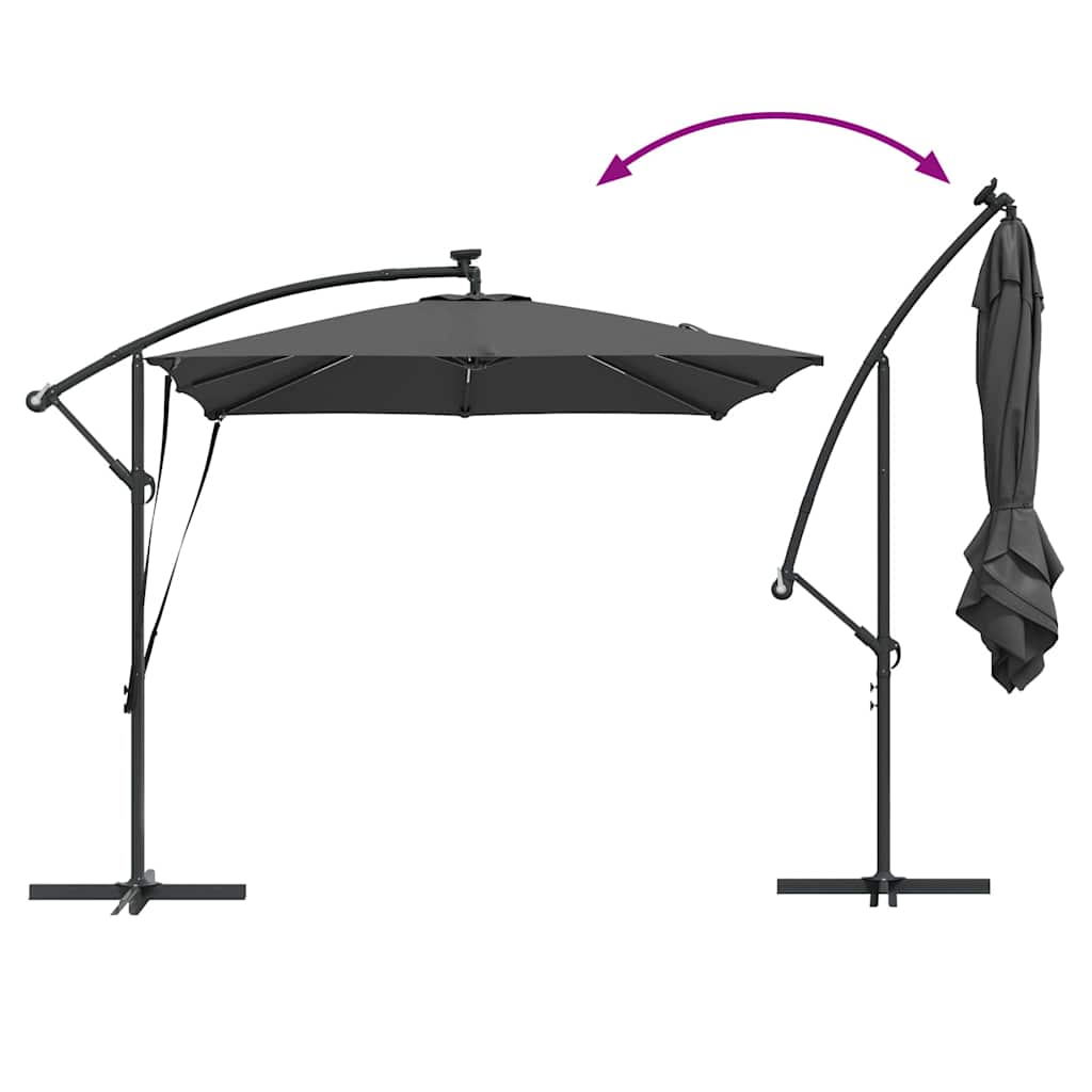 Cantilever Banana Parasol 249 X 249 X 250 Cm