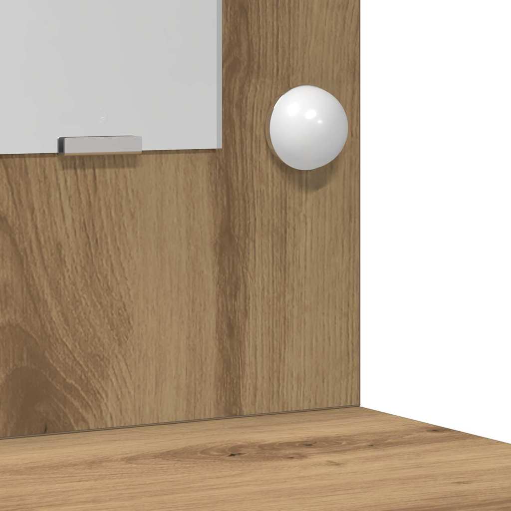 Plafondtafel Met Lade 2 Pcs Bruin 50 X 41 X 135 Cm Bewerkt Hout