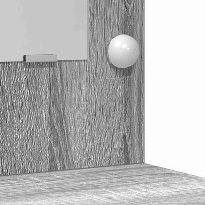 Plafondtafel Met Lade 3 Pcs Grijs 40 X 41 X 135 Cm Bewerkt Hout