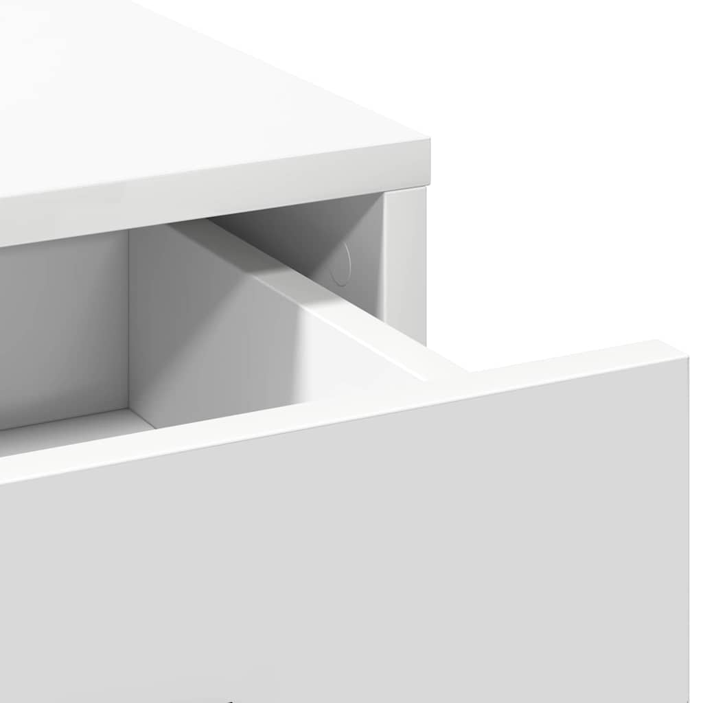 Plafondtafel Met Lade 2 Pcs 78.5 X 41 X 135 Cm Bewerkt Hout