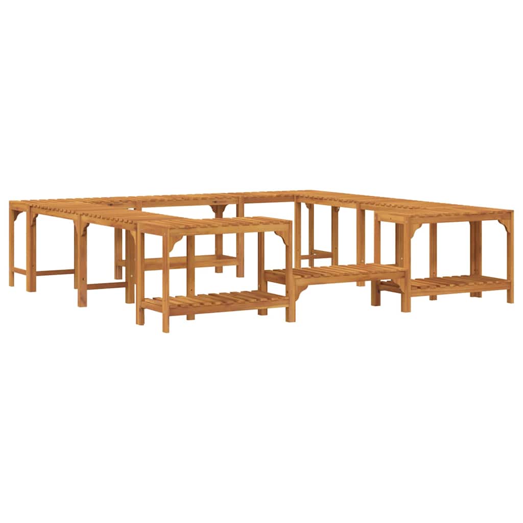 Hot Tub Omgeving Bruin 230 X 230 Cm Massief Acaciahout